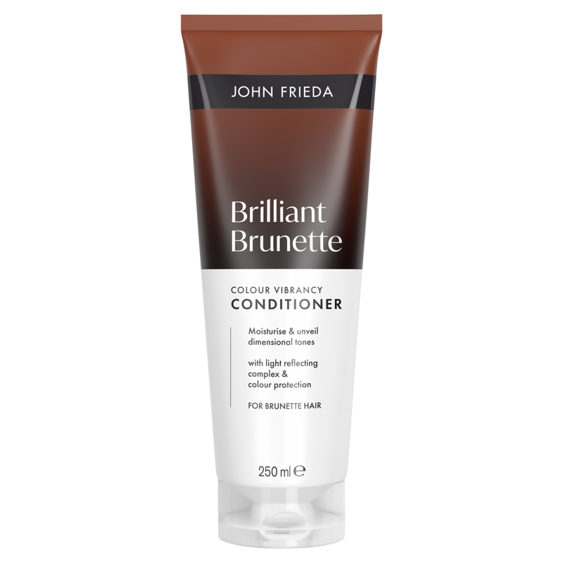 John Frieda Brilliant Brunette Colour Vibrancy Conditioner 250ml