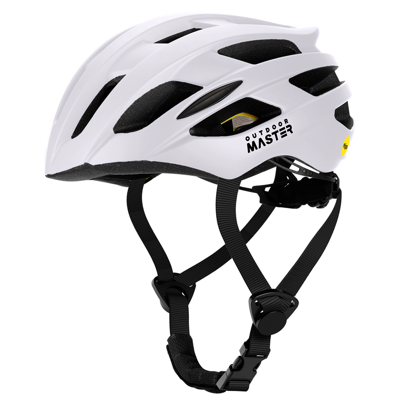 OutdoorMaster Adults MIPS Road Cycling Helmets White L MegaBDM