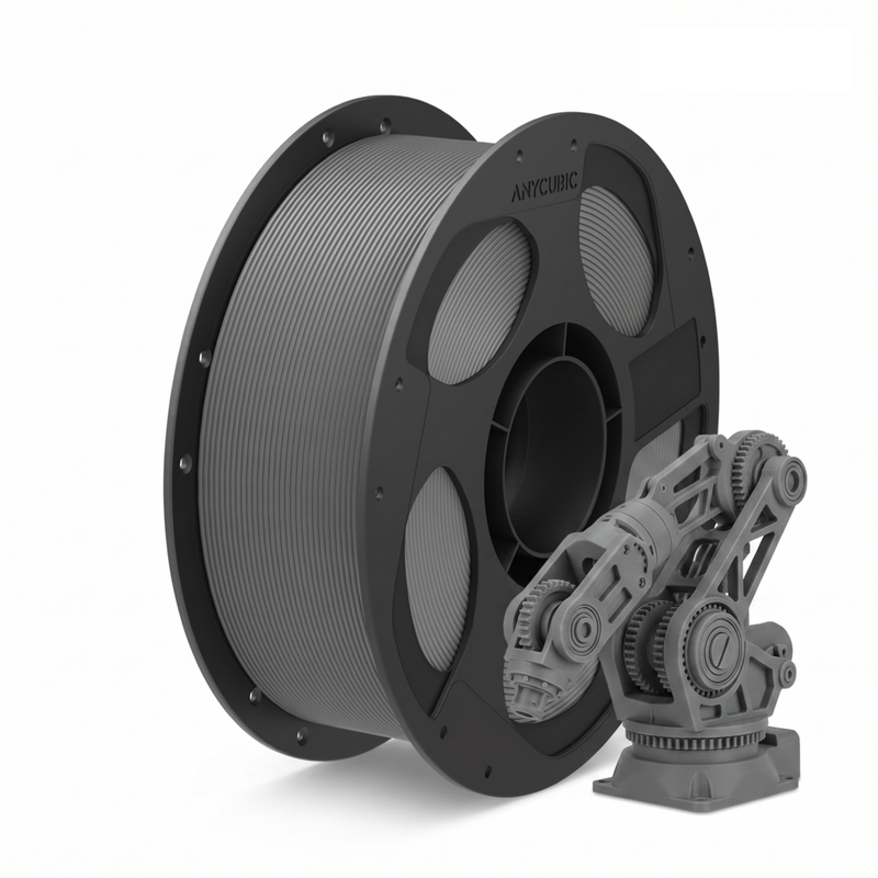 JOYBUY x ANYCUBIC PLA Basic Printing Filament, 1kg Spool, 1.75mm Diameter, ±0.02mm Tolerance - Texture Grey MegaBDM