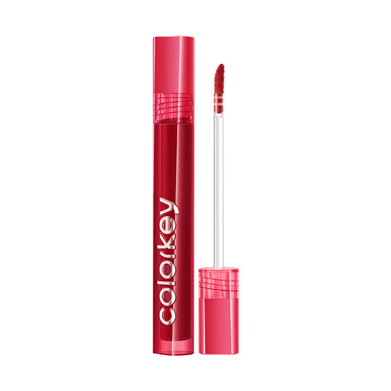COLORKEY Airy Lip Glaze – Velvet Finish – B605 Cinnamon Peach – Soft-Matte, Airy Texture MegaBDM
