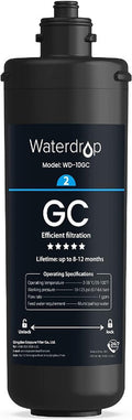 Waterdrop WD-10CT Undersink Water Filter Replacement TSA 3-Stage Undersink Filter System, TSB 3-Stage Undersink Water Filter System MegaBDM