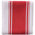 Dexam Tea Towel Love Colour Striped 100% Cotton Scarlet Red 45x70cm MegaBDM