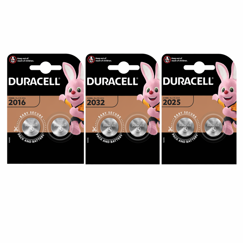 Duracell Coin Cell Essentials Kit – CR2016 + CR2025 + CR2032 MegaBDM