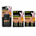 Duracell Fast Recharge Kit – 45 Minute Charger + AA & AAA Batteries MegaBDM