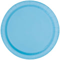 Unique Party Paper Plates, Powder Blue, 17cm, 8 Pack MegaBDM