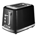 Tower T20083BLK Saturn 2-Slice Toaster with 7 Browning Levels, Defrost/Reheat/Cancel, Black MegaBDM