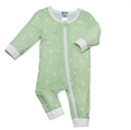 Mama Bamboo Babygrow 0-3Months Green Bamboo Print MegaBDM