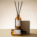 Zooly Slim Bottle Reed Diffuser (New Style) - Sandalwood No.33 (Woody Tone), 120ML, 1 Set MegaBDM