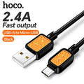 HOCO USB A/Micro USB Cable 2.4A x 108 1 m Black MegaBDM