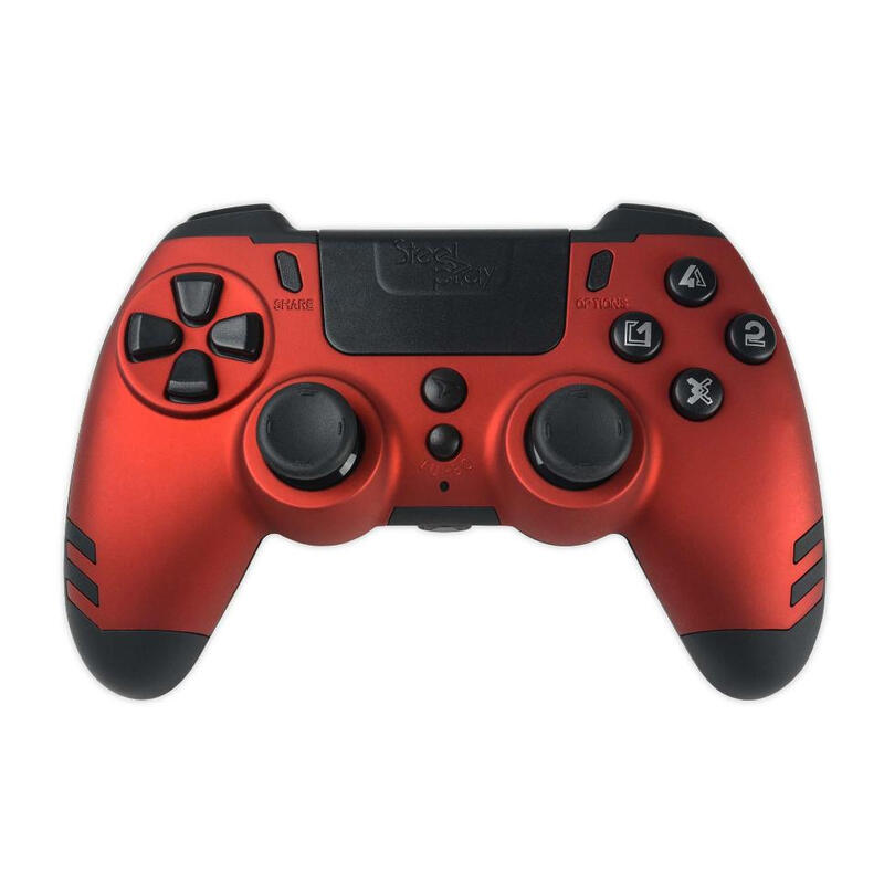 Lexip SteelPlay Slim Pack Wireless Controller - Ruby Red (PS4, PC) MegaBDM