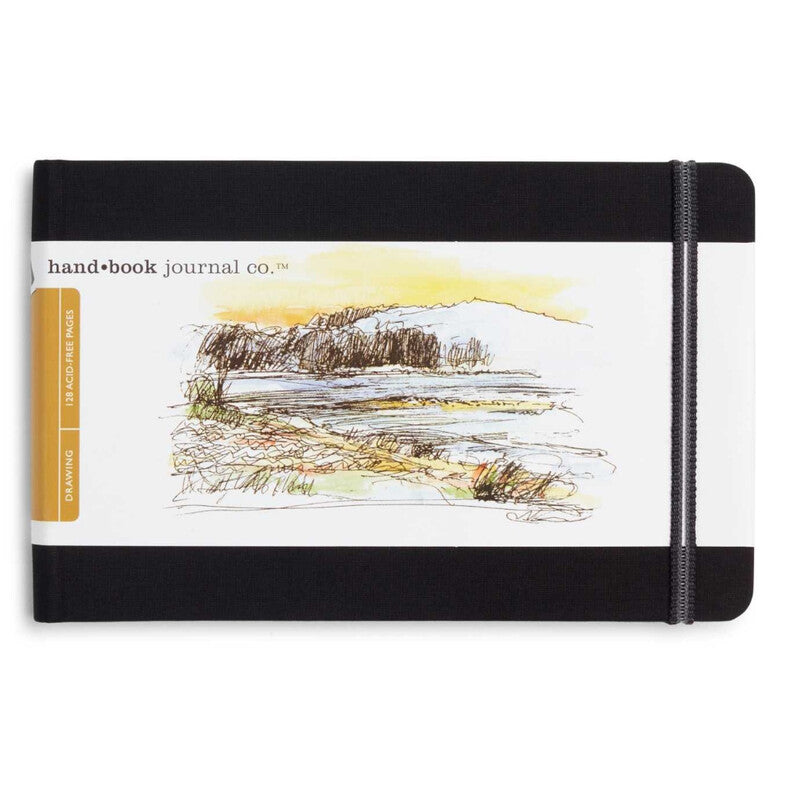 Speedball Drawing Journal 140GSM 5.5 x 8.25 Landscape Ivory Black MegaBDM
