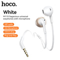 M115 Sagacious Universal Earphones with Microphone - White MegaBDM