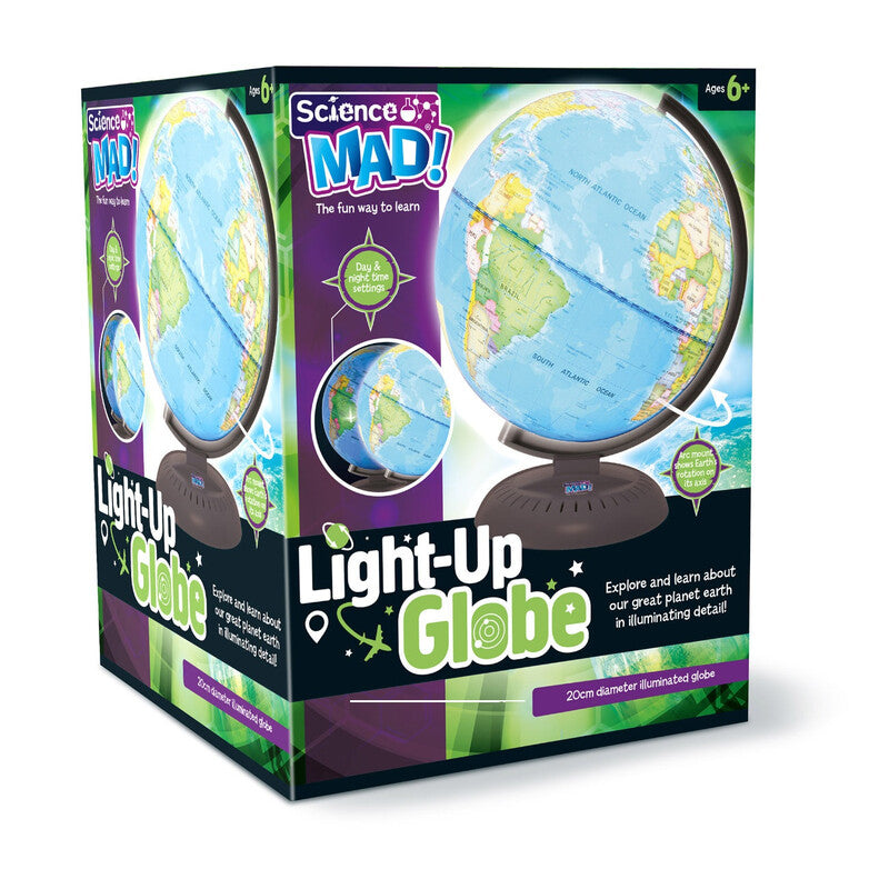Science Mad 20cm Light Up Globe MegaBDM
