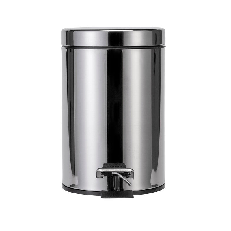 Croydex 3L Soft Close Bathroom Bin - Chrome MegaBDM