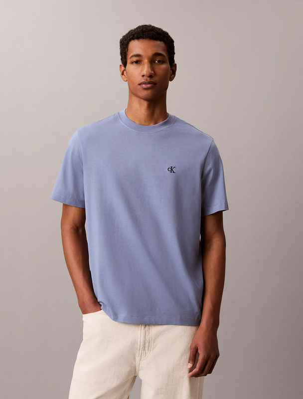Calvin Klein Monogram T-Shirt - Dusty Sailor Blue MegaBDM