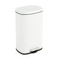 JOYFURNOS 30L Kitchen Rubbish Bin with Soft-Close Lid and Inner Bucket, White MegaBDM