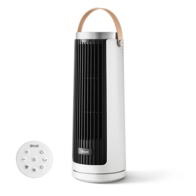 Levoit Windi Mini Plus Tower Fan, Portable & Lightweight, Low Noise, USB Type-C Recharging, Multiple Airflow Modes MegaBDM