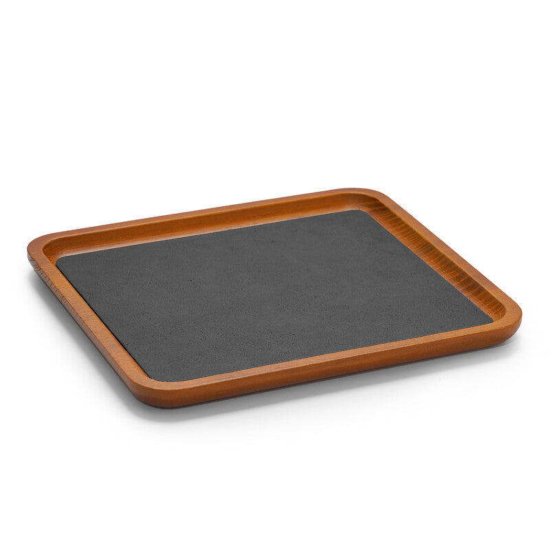 Oirlv Wooden Jewelry Organizer Tray Jewelry Ring Bracelet Necklace Viewing Tray Watch Jewelry Display Tray Jewelry Storage Plate MegaBDM