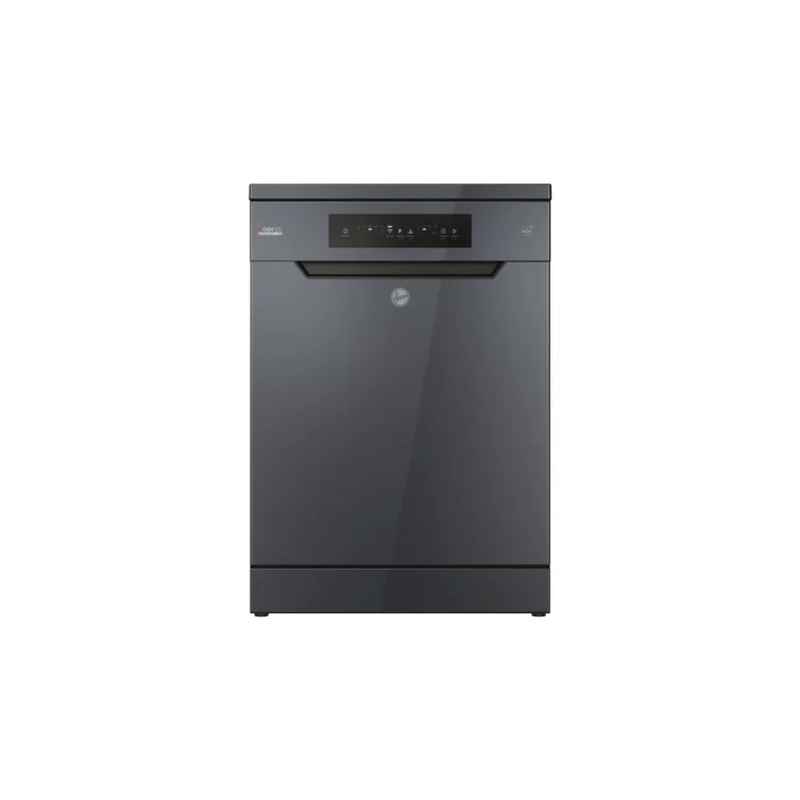 Hoover H-Dish 300 Freestanding Full Size Dishwasher HFP 4C7E0A-80, 14 Place Settings, C Energy Class, Graphite MegaBDM