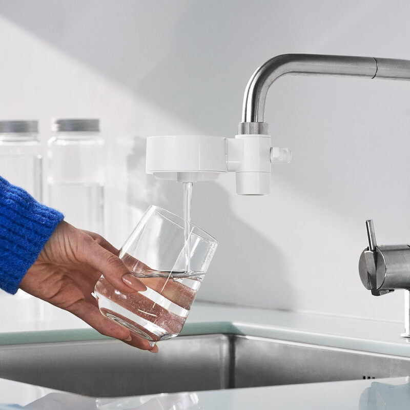 Tappwater EcoPro Compact Tap Water Filter, 5-Stage Nanotechnology Filtration System, Filters 100+ Substances, White - T3U-P101 MegaBDM