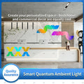 Panel RGB LED 6pcs Dreieckige Gaming Wandleuchte Mit Fernbedienung, LED Smart Wand Licht DIY Kombinierbar LED Lichtleisten, Musik Sync App-Steuerung Light Panel für Weihnachten Gaming Zimmer Deko MegaBDM