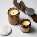 Zooly Silver Lid Cream Jar Scented Candle - White Jasmine & Mint, 200G, 1PC MegaBDM