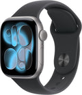 Apple Watch Series 11 GPS 46mm Space Grey Aluminium Case with Black Sport Band - M/L MegaBDM
