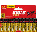 Eveready Gold by Energizer AA Alkaline Batteries – 20 Pack MegaBDM
