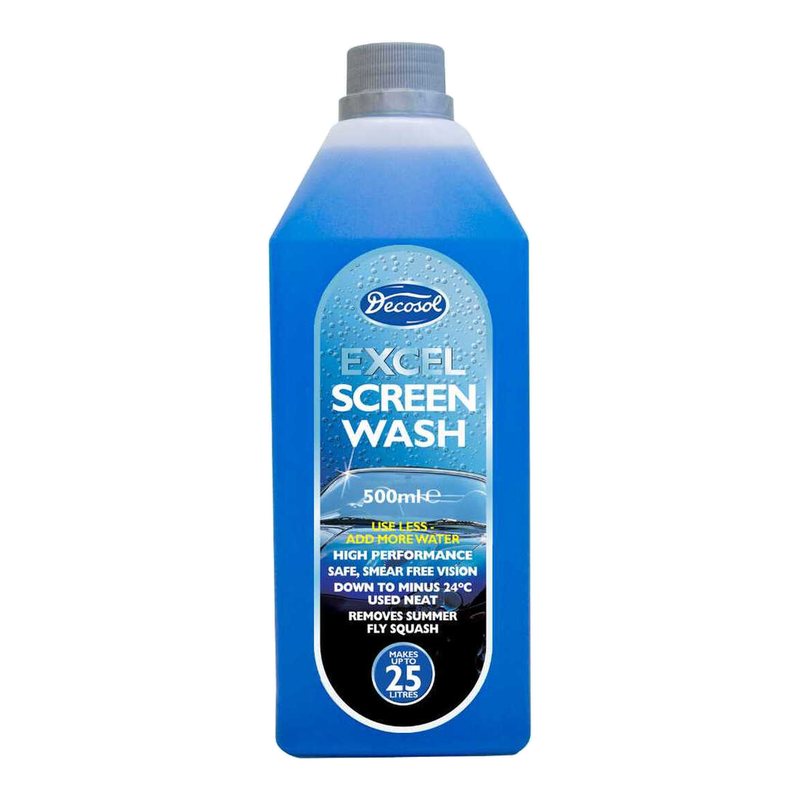 Decosol Excel Screenwash 500ml MegaBDM