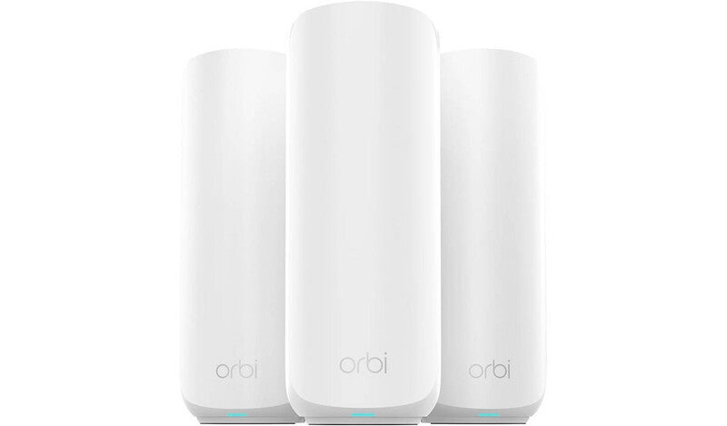 NETGEAR Orbi 370 RBE373 WiFi 7 Mesh System, 3-Pack, Dual-Band BE3600, 2.5Gbps Ethernet, White MegaBDM
