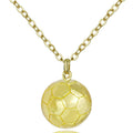 Men's Three-dimensional Basketball Sports Ball Trend Necklaces - Women's Football 18K Gold MegaBDM