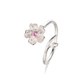 Personality Simple Fresh Flower Open Index Ring MegaBDM