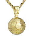 Men's Three-dimensional Basketball Sports Ball Trend Necklaces - Men's 18K Gold MegaBDM