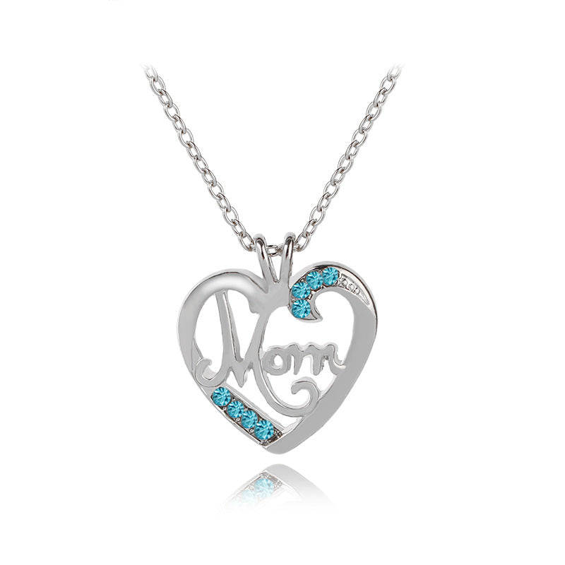 Fashion Creative Mother's Day Gift Love Pendants - A1909blu Blue MegaBDM