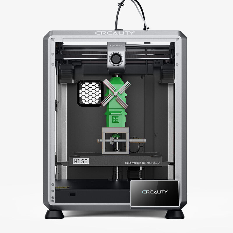 Creality K1 SE 3D Printer 600mm/s CoreXY High-Speed Printing Auto Leveling One-Tap Calibration Direct Drive Extruder 300°C Tri-Metal Quick-Swap Nozzle Rigid Aluminum Frame 2025 Model MegaBDM