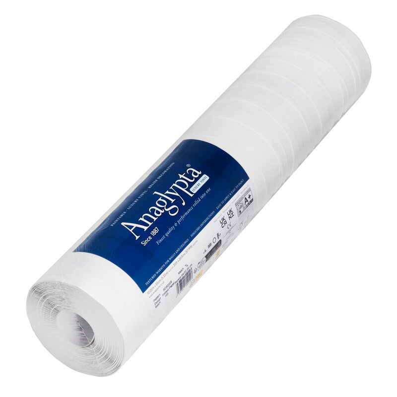 Anaglypta Wallpaper Folded Paper Vinyl Textured Paintable 0.53x10m MegaBDM