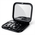 HOCO 6-in-1 Multifunctional Cable Storage Box with 60W Fast Charging, Phone Stand & Built-in Mirror – Black MegaBDM