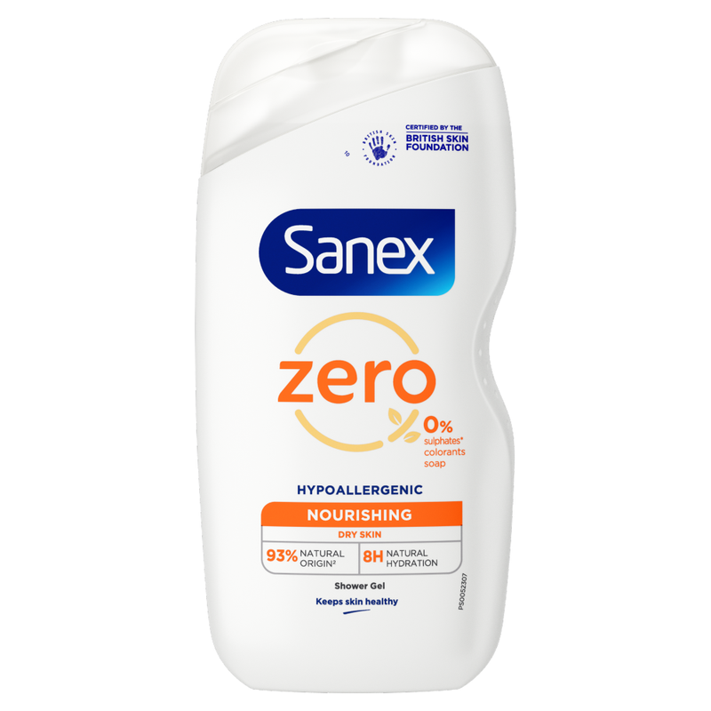 Sanex Zero% Hypoallergenic Nourishing Shower Gel 450ml MegaBDM