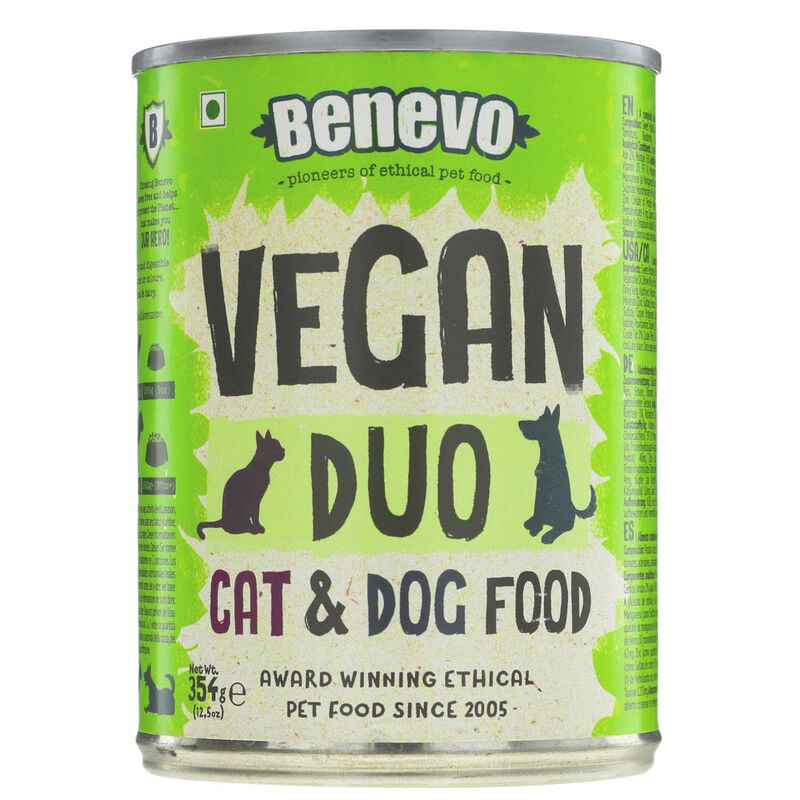 Benevo Nutritionally complete Vegan Cat & Dog Tinned Food 354g MegaBDM