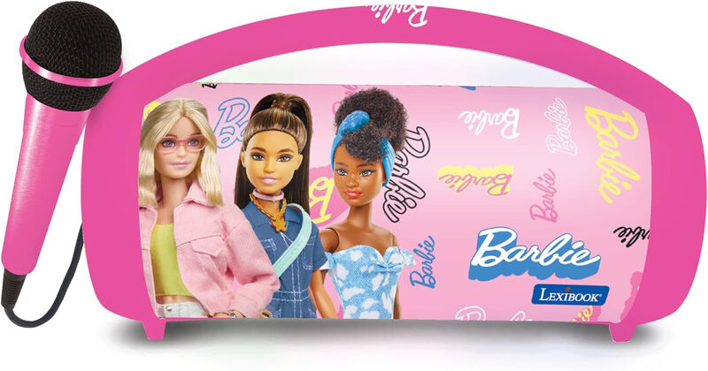BARBIE - Wireless Light Speaker with Microphone - Pink MegaBDM
