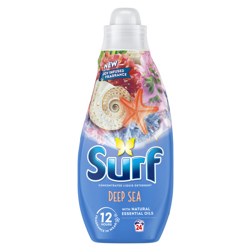 Surf Liquid Laundry Detergent, Deep Sea, 24 Washes, 648ml MegaBDM