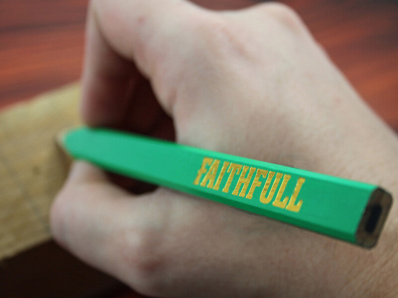 Faithful FSC Carpenters Pencils 10 Pack (Hard Graded Pencils) MegaBDM