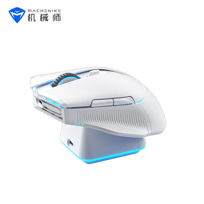 Machenike L8 Pro Wireless Mouse White MegaBDM