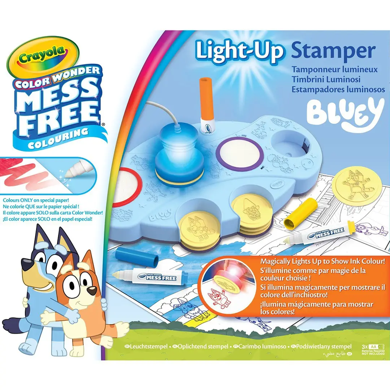 Crayola Bluey Colour Wonder Stamper MegaBDM