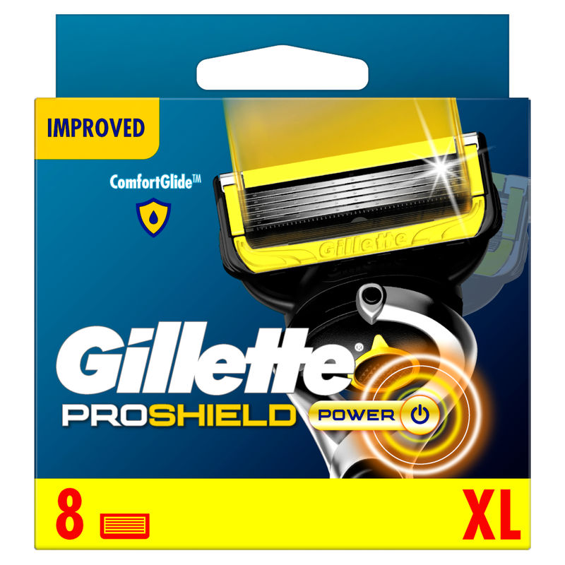 Gillette ProShield Power Men's Razor Refills X8 MegaBDM