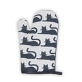 Maison by Premier Oven Glove Black Cat Black/White MegaBDM