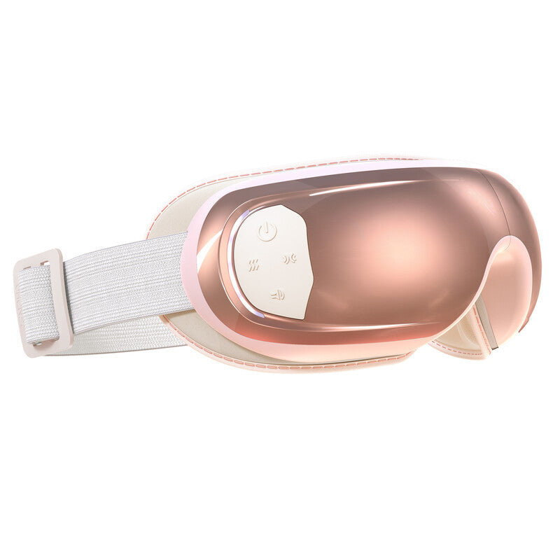 RENPHO Eyeris 3 Eye Massager, 3 Massage Modes, Warming&Cooling, Smart Voice Control, Bluetooth Music, 180° Foldable, Rose Gold MegaBDM