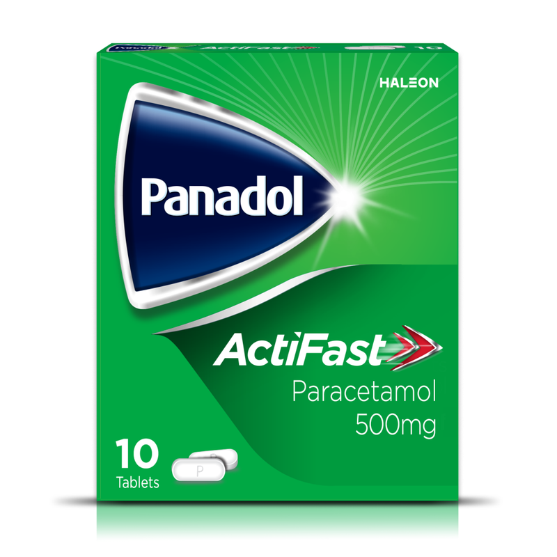 Panadol Rapid Pain Relief Tablets 500mg - 10 Tablets MegaBDM
