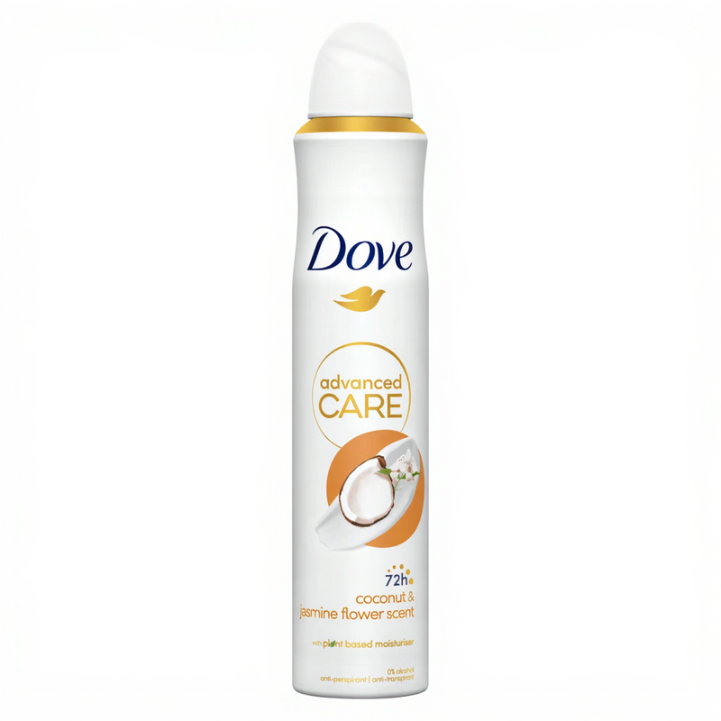 Dove Advanced Care Anti-Perspirant Deodorant Spray Coconut & Jasmine Flower Scent 200ml MegaBDM