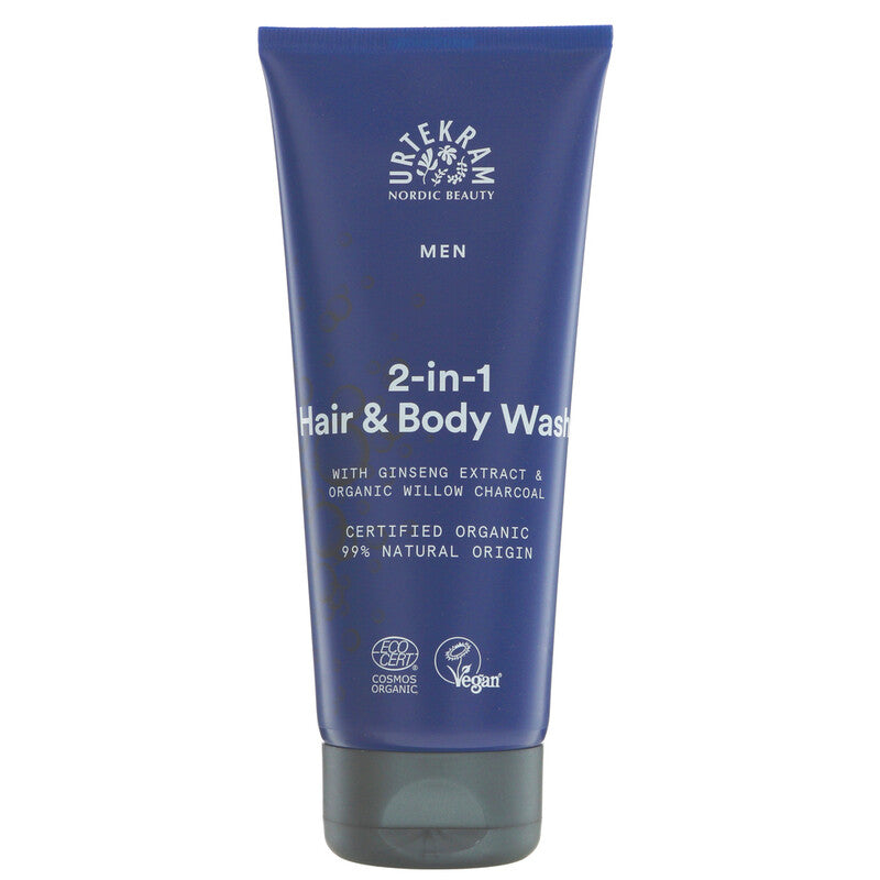Urtekram Hair & Body Wash for Men 200ml MegaBDM
